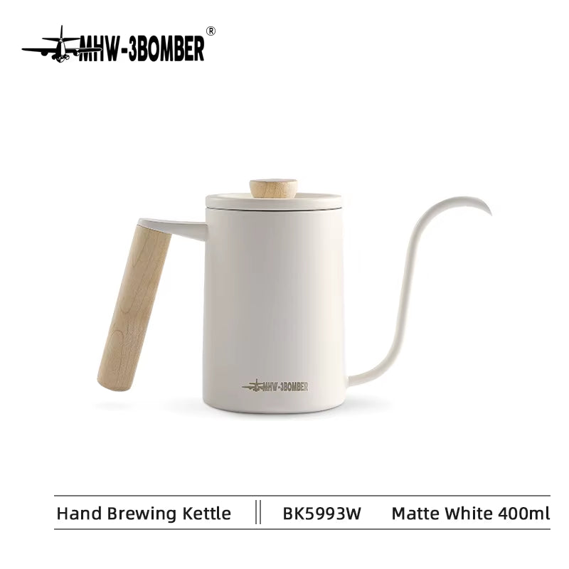 Pour over Coffee Kettle 400Ml/600Ml Stainless Steel Gooseneck Tea Water Pot Chic Cafe Barista Kitchen Accessories