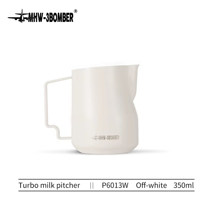 350Ml 450Ml Turbo Milk Frothing Pitcher Steaming Pitchers Professional Milk Foam Jug Home Barista Kitchen Accessorie