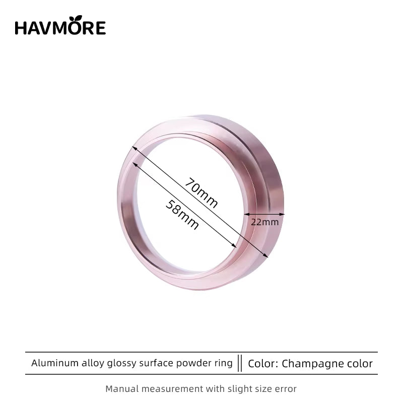 51/53/58Mm Aluminum Alloy Portafilter Dosing Funnel Magnetic Dosing Ring Free Espresso Tools