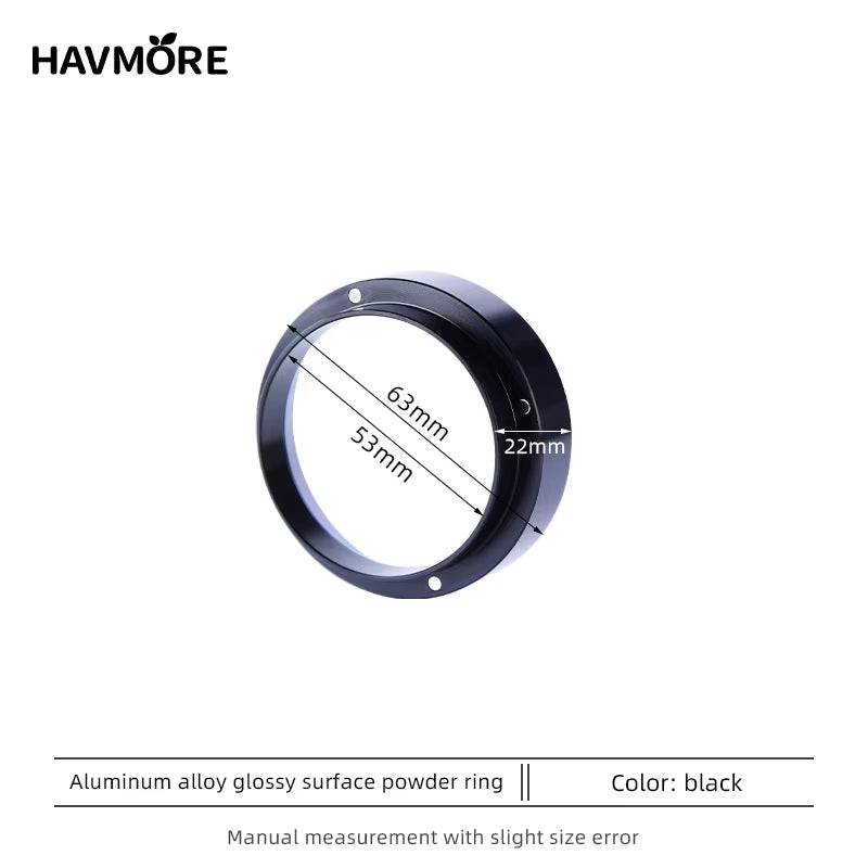 51/53/58Mm Aluminum Alloy Portafilter Dosing Funnel Magnetic Dosing Ring Free Espresso Tools