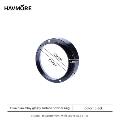 51/53/58Mm Aluminum Alloy Portafilter Dosing Funnel Magnetic Dosing Ring Free Espresso Tools