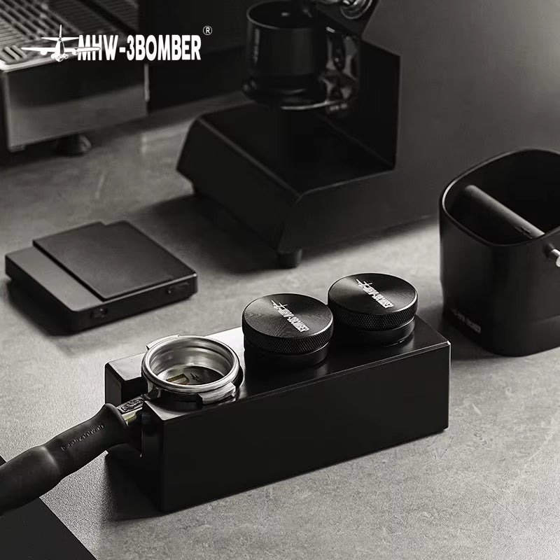 51/53/58Mm Coffee Distributor and Espresso Tamper Professional Tamping Mat and Brush Set Home Barista Accessorie