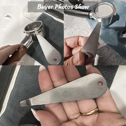 Coffee Powder Cup Disassembly Stainless Steel Durable Coffee Portafilter Remover Tool Espresso Machine Accessories