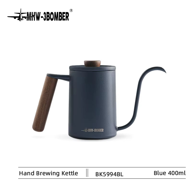 Pour over Coffee Kettle 400Ml/600Ml Stainless Steel Gooseneck Tea Water Pot Chic Cafe Barista Kitchen Accessories