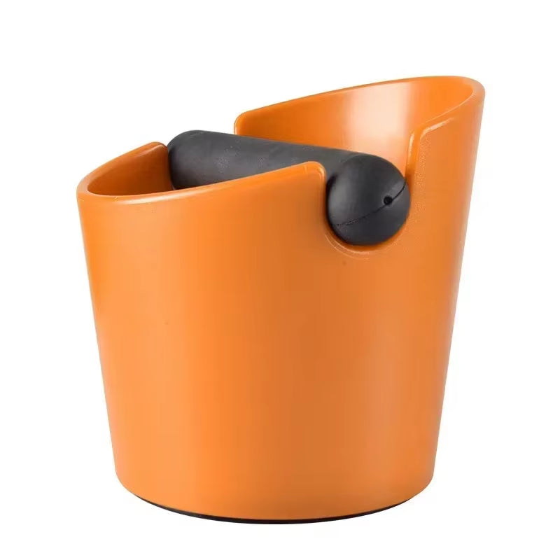 Coffee Knock Box, Shock-Absorbent Espresso Knock Box for Barista Coffee Grind, Anti-Slip Espresso Dump Bin Grind Waste Bin