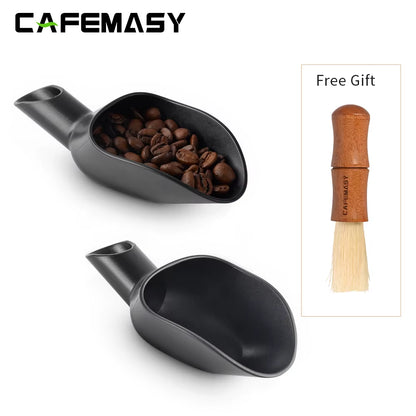 CAFEMASY Coffee Shovel 20G Measuring Scoop Funnel Coffee Beans Measuring Tool Multifunctional Coffee Spoon Coffee Accessories