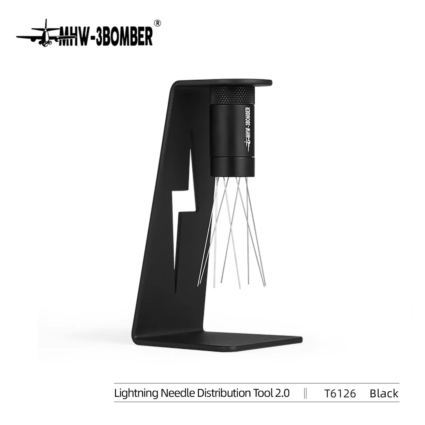 Adjustable WDT Espresso Distribution Tool Replaceable Needles Coffee Stirrer with Magnetic Stand Barista Accessories