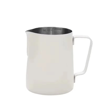 350/600ML Coffee Milk Frothing Pitcher Jug 304 Stainless Steel Precise Scale High Quality Latte Barista Professional Cafeutensil