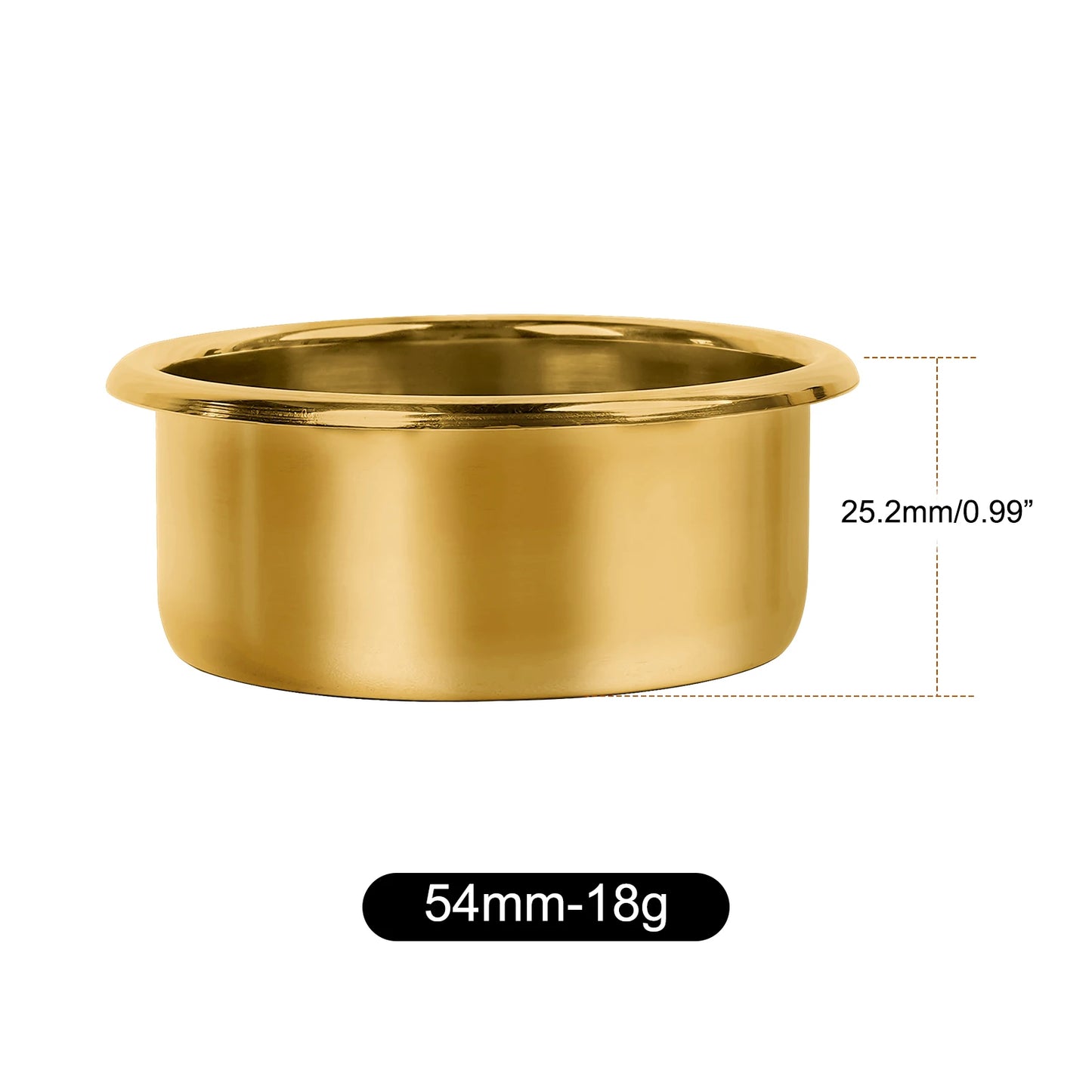 Precision High Extraction Coffee Filter Basket -Matrix, Stainless Steel Espresso Filter Basket for Bottomless Portafilter