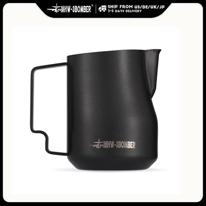 350Ml 450Ml Turbo Milk Frothing Pitcher Steaming Pitchers Professional Milk Foam Jug Home Barista Kitchen Accessorie