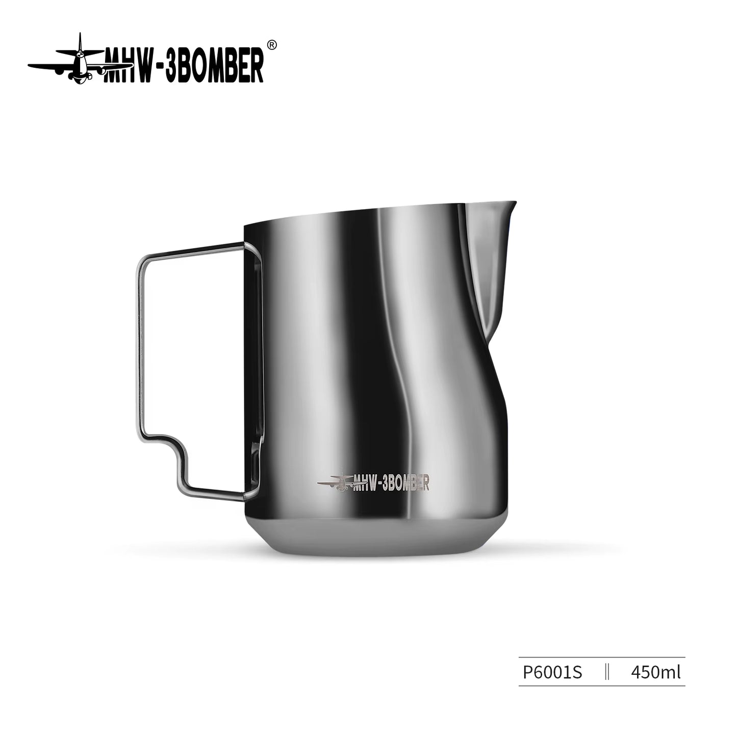350Ml 450Ml Turbo Milk Frothing Pitcher Steaming Pitchers Professional Milk Foam Jug Home Barista Kitchen Accessorie
