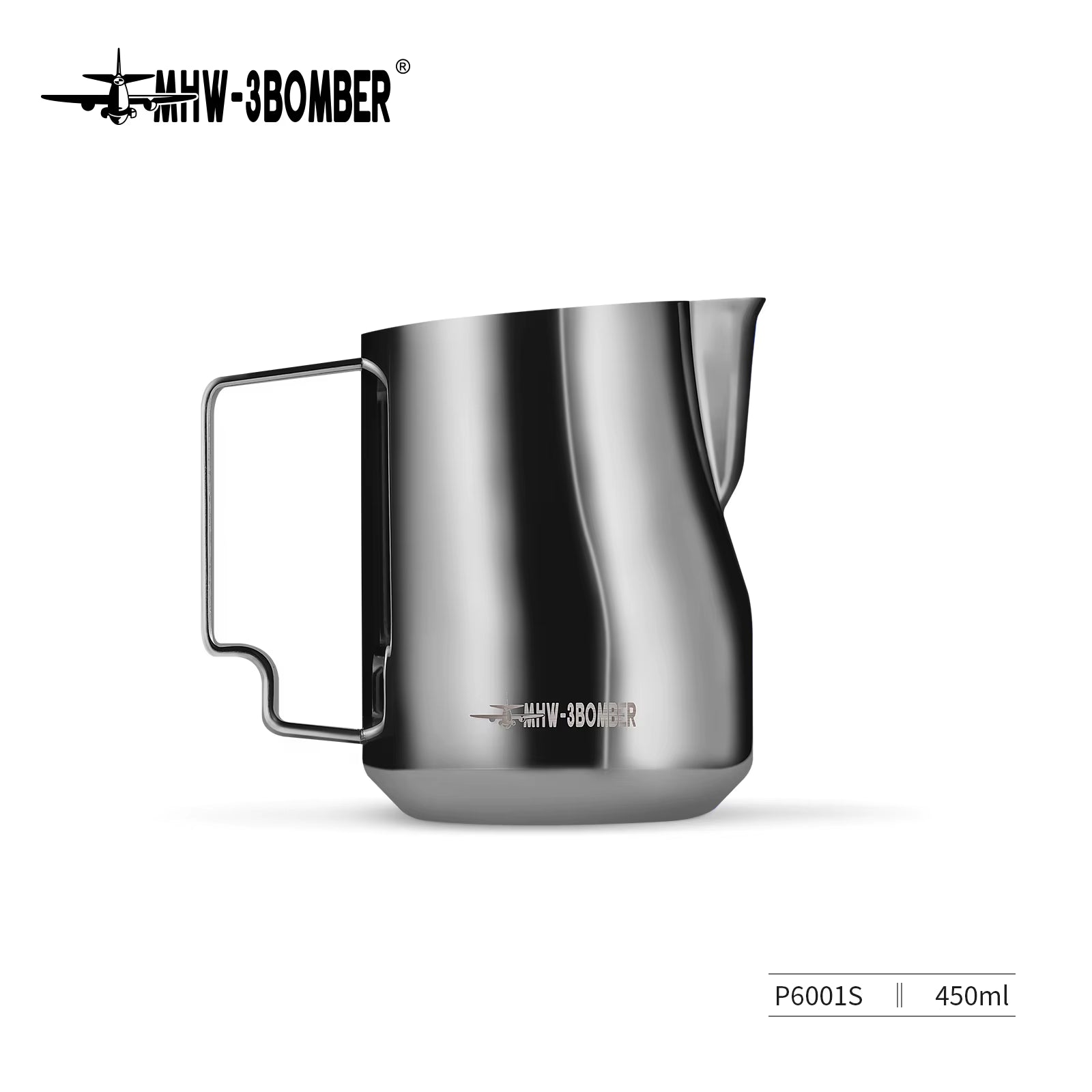 350Ml 450Ml Turbo Milk Frothing Pitcher Steaming Pitchers Professional Milk Foam Jug Home Barista Kitchen Accessorie