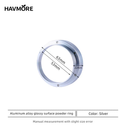 51/53/58Mm Aluminum Alloy Portafilter Dosing Funnel Magnetic Dosing Ring Free Espresso Tools