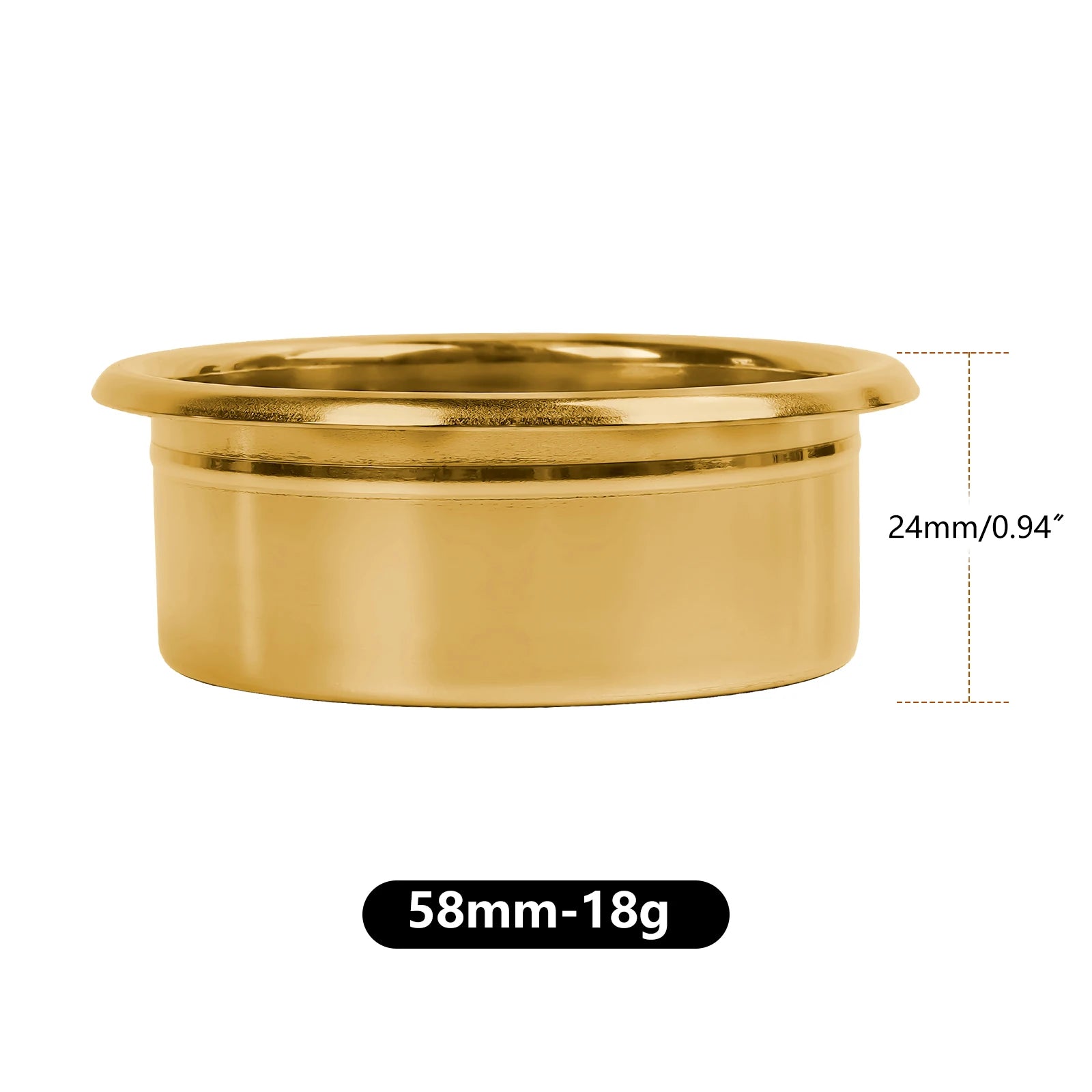 Precision High Extraction Coffee Filter Basket -Matrix, Stainless Steel Espresso Filter Basket for Bottomless Portafilter