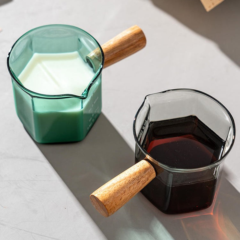 Precision Glass Coffee Measuring Cup with Scale