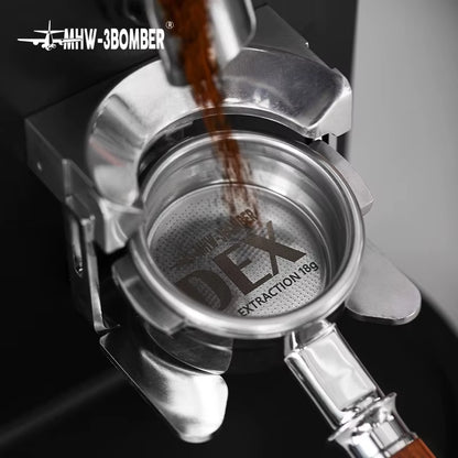 DEX Precise 58.5Mm Espresso Coffee Filter Baskets with Espresso Puck Screen Fit 58Mm Portafilter Barista Accessories