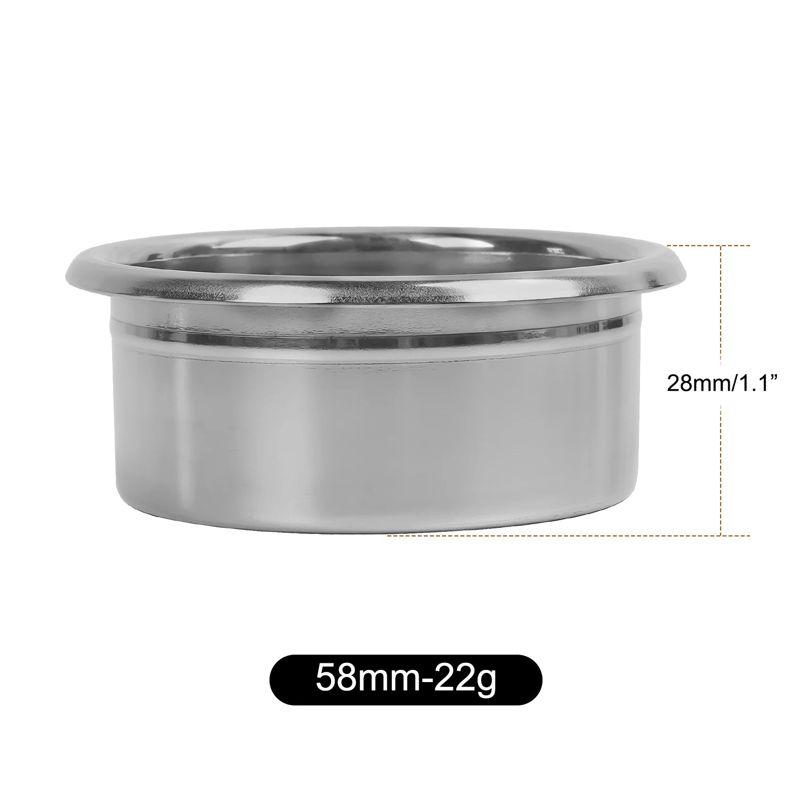 Precision High Extraction Coffee Filter Basket -Matrix, Stainless Steel Espresso Filter Basket for Bottomless Portafilter