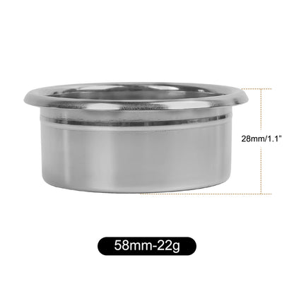 Precision High Extraction Coffee Filter Basket -Matrix, Stainless Steel Espresso Filter Basket for Bottomless Portafilter