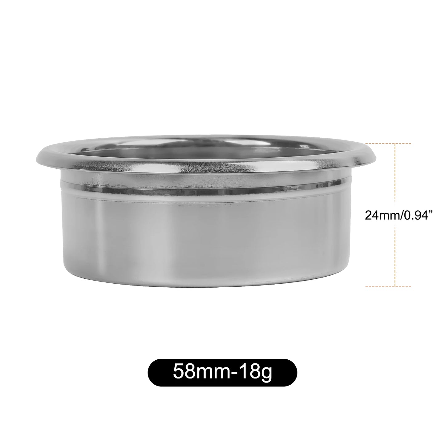 Precision High Extraction Coffee Filter Basket -Matrix, Stainless Steel Espresso Filter Basket for Bottomless Portafilter