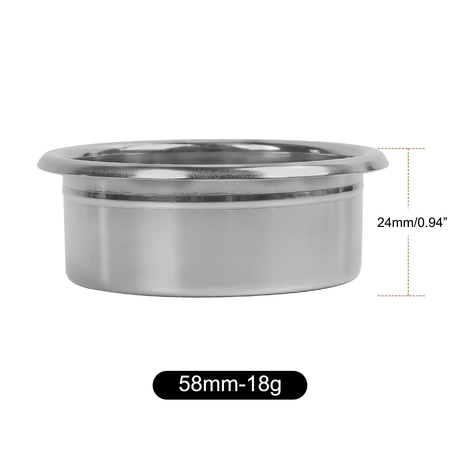 Precision High Extraction Coffee Filter Basket -Matrix, Stainless Steel Espresso Filter Basket for Bottomless Portafilter