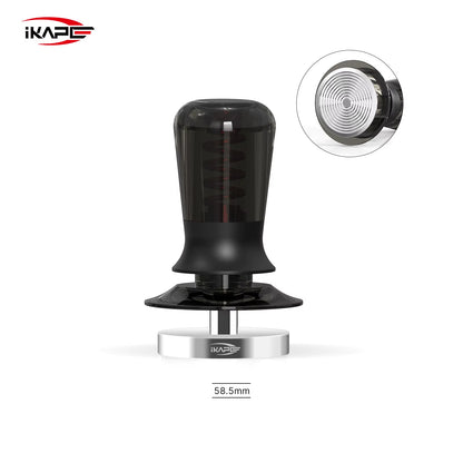 V3 Coffee Calibrated Tamper Transparent V2,Spring-Loaded Calibrated Tamper with Premium Stainless Steel Base