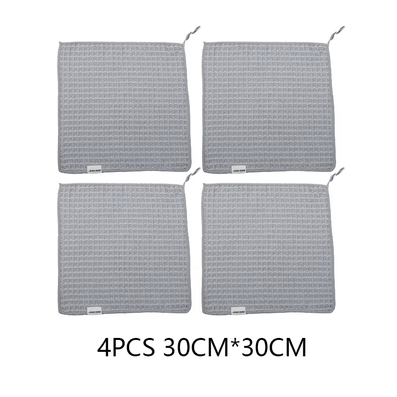 Coffee Bar Square Towels Barista Cleaning Cloths Professional Espresso Maker Tools Home Kitchen Accessories