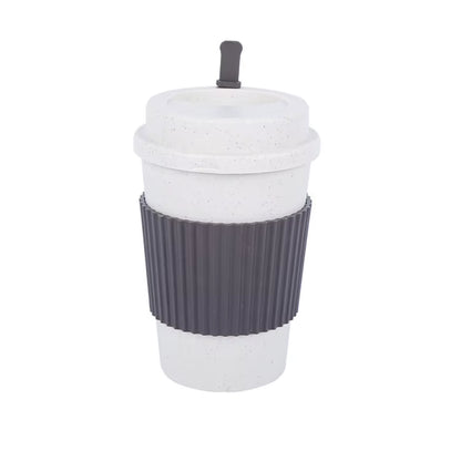 450ML Coffee Cups with Lids Wheat Straw Reusable Portable Coffee Cup Dishwasher Safe Coffee Mug Coffee Tea Travel Cups