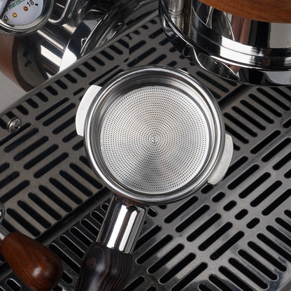 Precision High Extraction Coffee Filter Basket -Matrix, Stainless Steel Espresso Filter Basket for Bottomless Portafilter