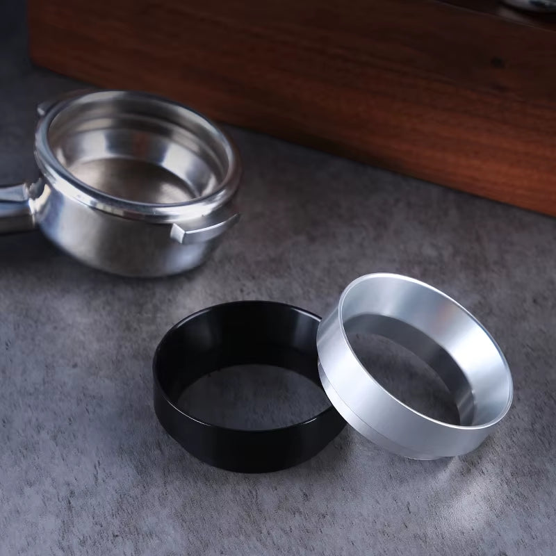 51/53/58Mm Aluminum Alloy Portafilter Dosing Funnel Magnetic Dosing Ring Free Espresso Tools