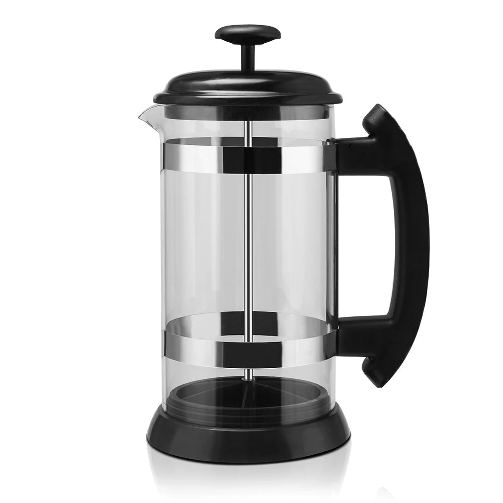 French Press Coffee/Tea Brewer Coffee Pot Coffee Maker Kettle 1000ML Stainless Steel Glass Thermos Barista Tools Coffee Carafe