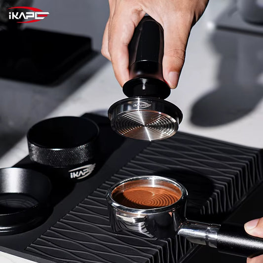 V3 Coffee Calibrated Tamper Transparent V2,Spring-Loaded Calibrated Tamper with Premium Stainless Steel Base