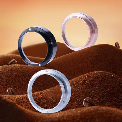 51/53/58Mm Aluminum Alloy Portafilter Dosing Funnel Magnetic Dosing Ring Free Espresso Tools