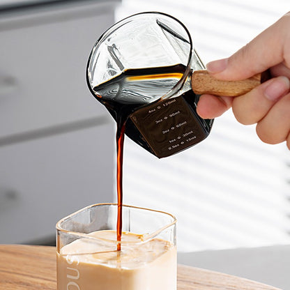 Precision Glass Coffee Measuring Cup with Scale