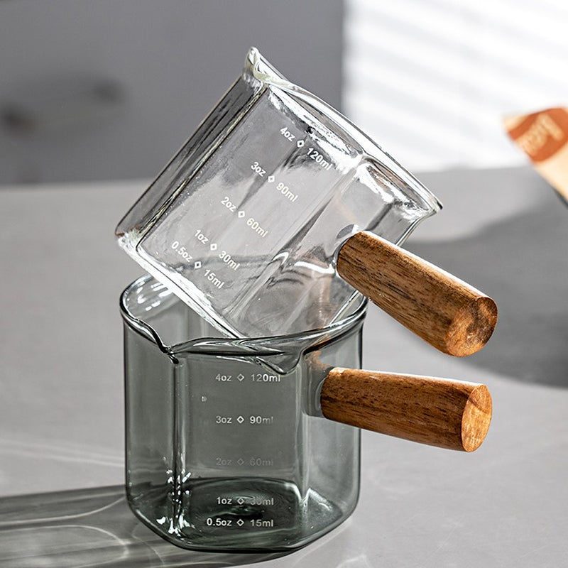 Precision Glass Coffee Measuring Cup with Scale