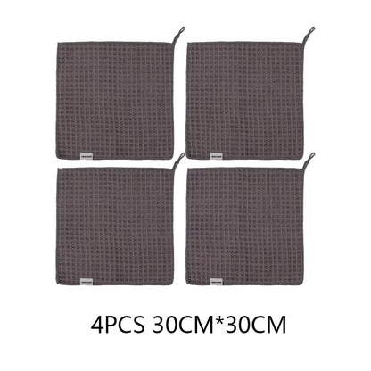 Coffee Bar Square Towels Barista Cleaning Cloths Professional Espresso Maker Tools Home Kitchen Accessories