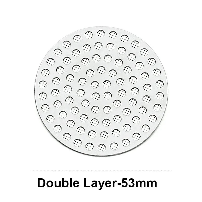 Espresso Coffee Puck Screen 51/53/58mm - Reusable Coffee Filter Mesh Stainless Steel Coffee Portafilter Mesh 1.2mm Thickness Coffee Filter