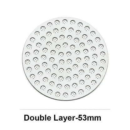 Espresso Coffee Puck Screen 51/53/58mm - Reusable Coffee Filter Mesh Stainless Steel Coffee Portafilter Mesh 1.2mm Thickness Coffee Filter