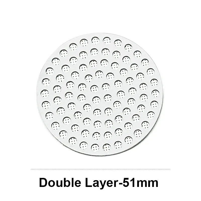 Espresso Coffee Puck Screen 51/53/58mm - Reusable Coffee Filter Mesh Stainless Steel Coffee Portafilter Mesh 1.2mm Thickness Coffee Filter
