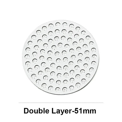 Espresso Coffee Puck Screen 51/53/58mm - Reusable Coffee Filter Mesh Stainless Steel Coffee Portafilter Mesh 1.2mm Thickness Coffee Filter