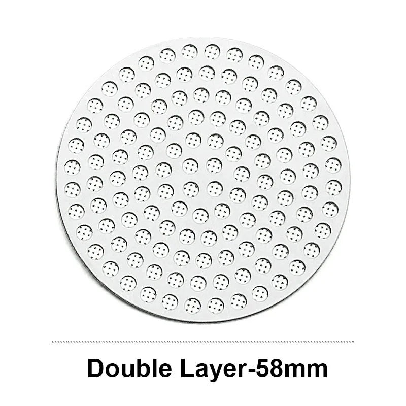 Espresso Coffee Puck Screen 51/53/58mm - Reusable Coffee Filter Mesh Stainless Steel Coffee Portafilter Mesh 1.2mm Thickness Coffee Filter