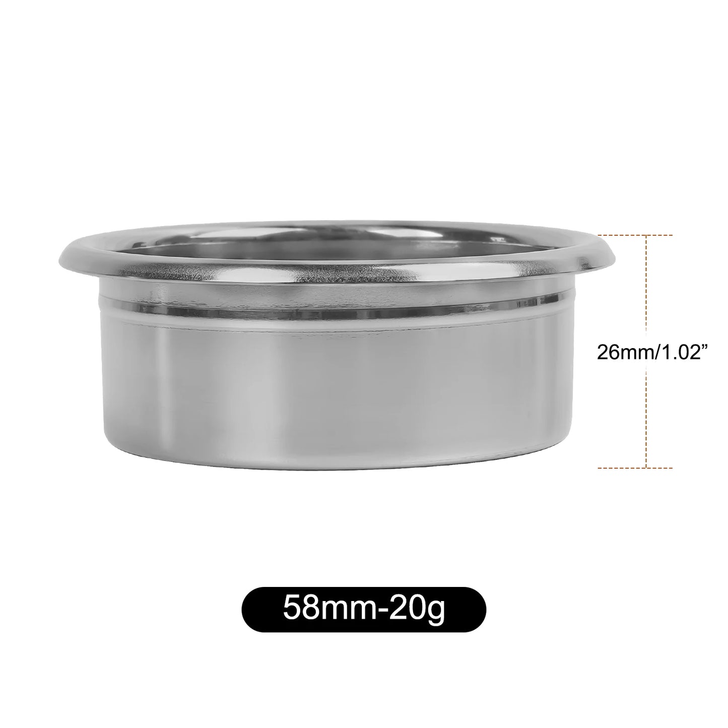 Precision High Extraction Coffee Filter Basket -Matrix, Stainless Steel Espresso Filter Basket for Bottomless Portafilter