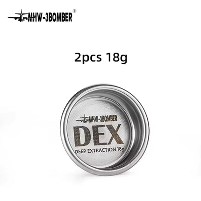 DEX Precise 58.5Mm Espresso Coffee Filter Baskets with Espresso Puck Screen Fit 58Mm Portafilter Barista Accessories