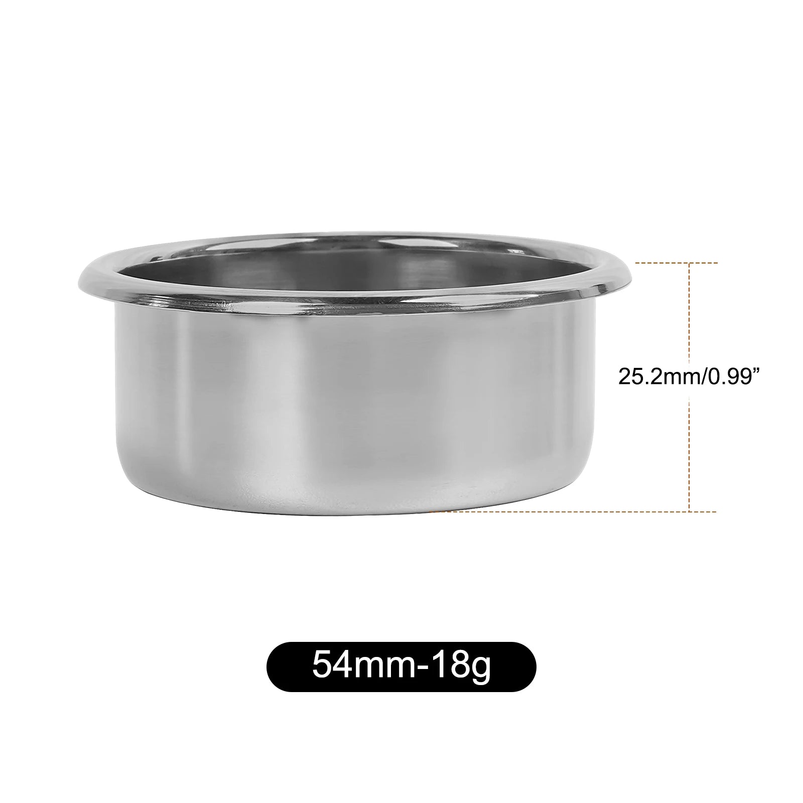 Precision High Extraction Coffee Filter Basket -Matrix, Stainless Steel Espresso Filter Basket for Bottomless Portafilter