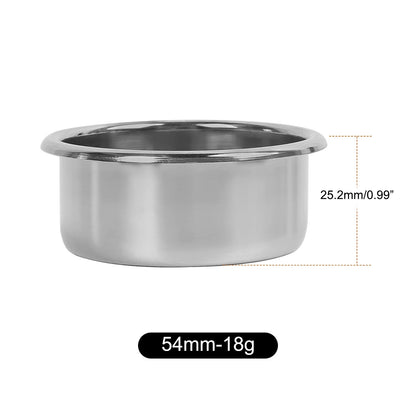 Precision High Extraction Coffee Filter Basket -Matrix, Stainless Steel Espresso Filter Basket for Bottomless Portafilter