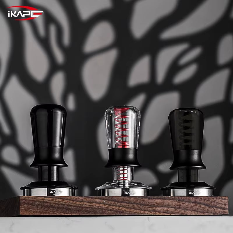 V3 Coffee Calibrated Tamper Transparent V2,Spring-Loaded Calibrated Tamper with Premium Stainless Steel Base