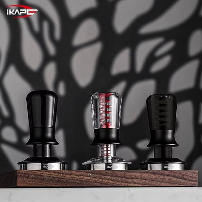 V3 Coffee Calibrated Tamper Transparent V2,Spring-Loaded Calibrated Tamper with Premium Stainless Steel Base