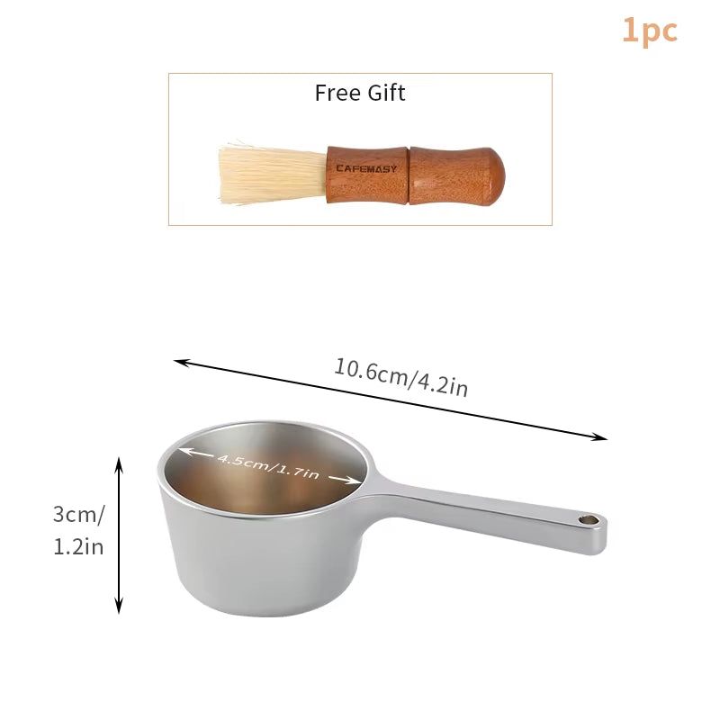 CAFEMASY Coffee Shovel 20G Measuring Scoop Funnel Coffee Beans Measuring Tool Multifunctional Coffee Spoon Coffee Accessories
