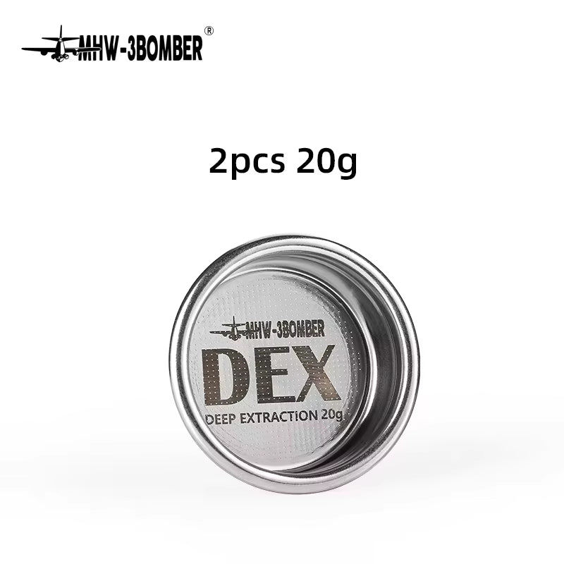 DEX Precise 58.5Mm Espresso Coffee Filter Baskets with Espresso Puck Screen Fit 58Mm Portafilter Barista Accessories