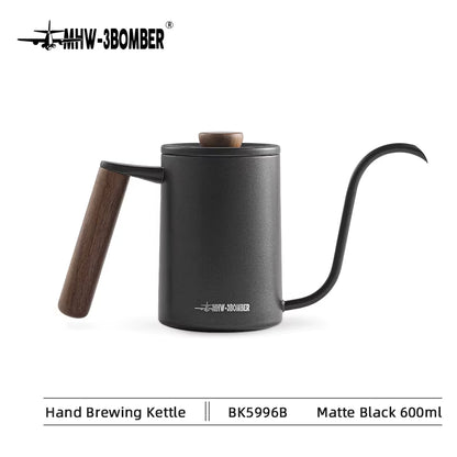 Pour over Coffee Kettle 400Ml/600Ml Stainless Steel Gooseneck Tea Water Pot Chic Cafe Barista Kitchen Accessories