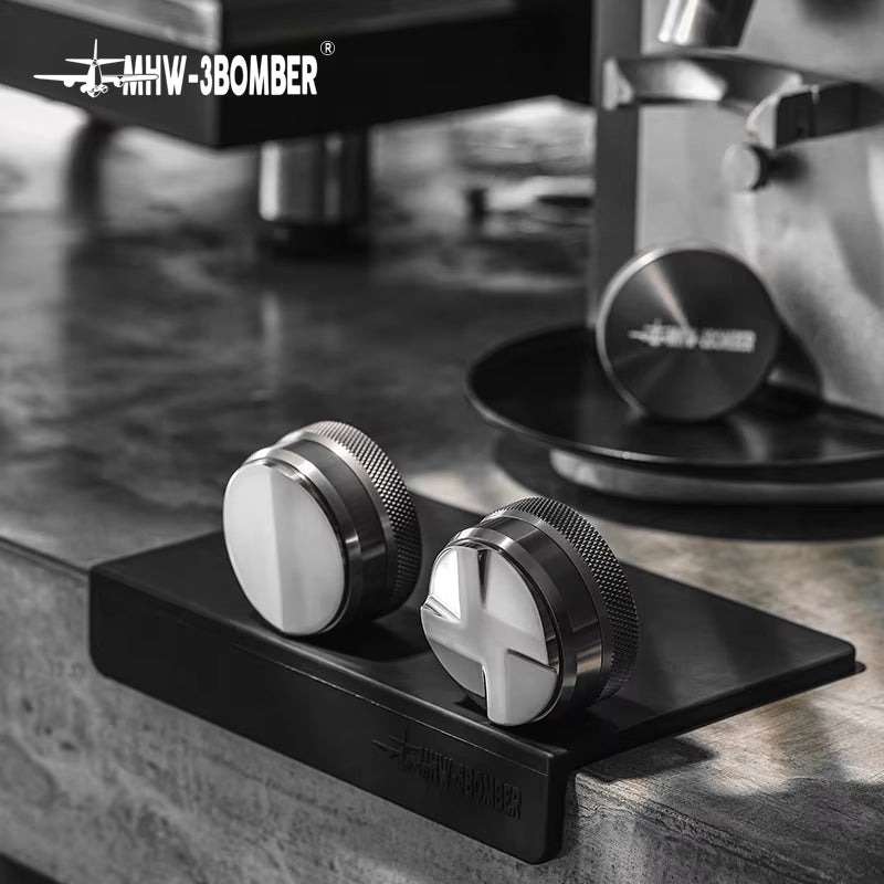 51/53/58Mm Coffee Distributor and Espresso Tamper Professional Tamping Mat and Brush Set Home Barista Accessorie